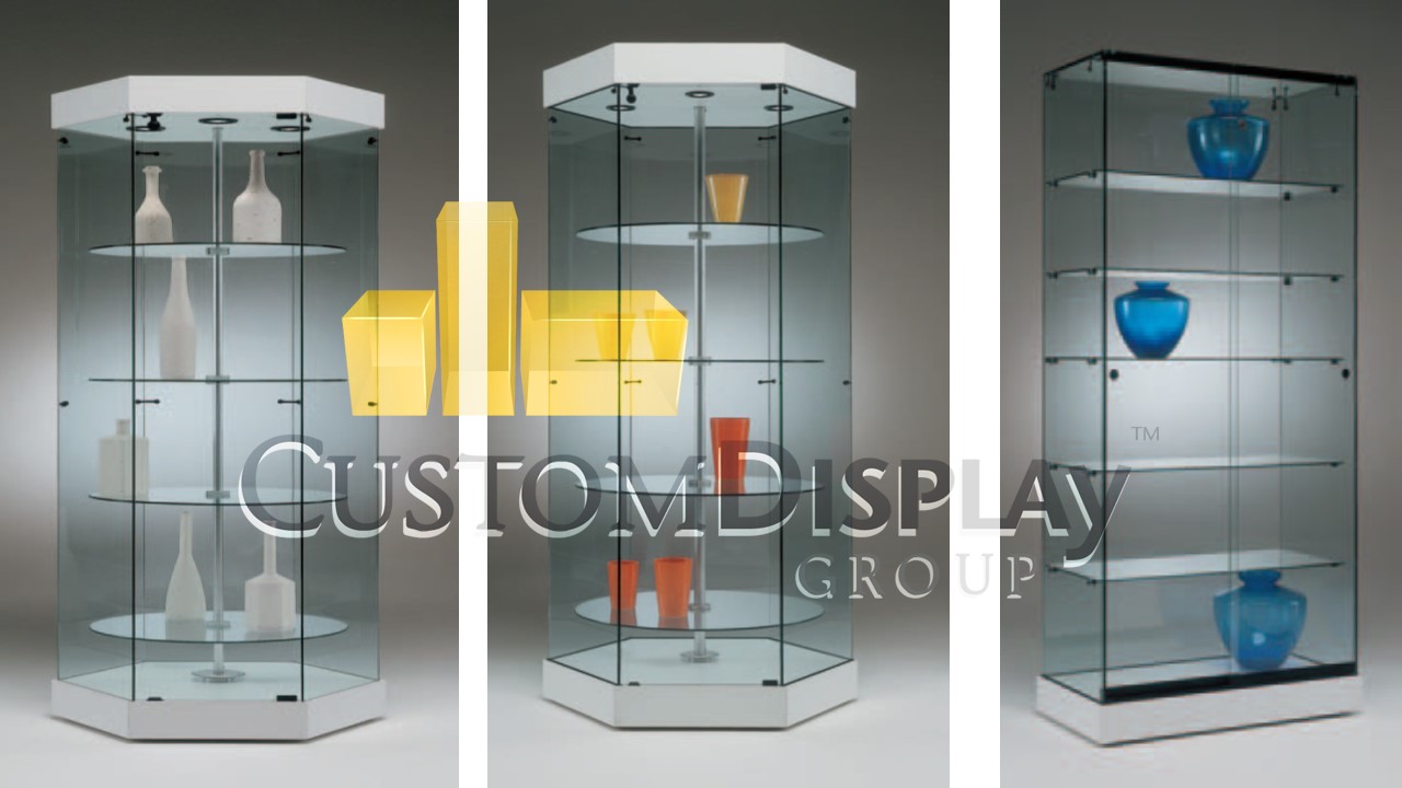 Tower Showcases in USA and Canada Glass Display Cases Glass